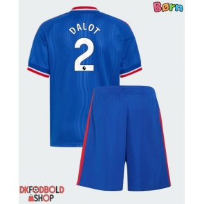 Manchester United Diogo Dalot #2 Udebanesæt Børn 2026-27 Kort ærmer (+ korte bukser)